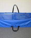 Road Ready Carry Case For Five Half Foot Drum Shield Screen Cage Slick Transport Bag With Secure Velcro Tabs And Padded Shoulder Straps.
