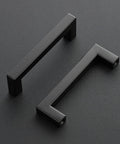 30 Pack 4 Inch Square Kitchen Cabinet Handles Matte Black Drawer Pulls For Cupboards And Cabinets Durable Hardware Set