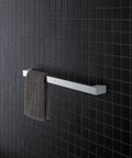 Cube Bathroom Accessories Set In Square Design Dope Modern Lines 19 Inch Total Length Functional 18 Inch Reach Sleek Chrome Finish
