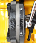 Zero Hassle Prograde 3 In 1 Electric Pipe Threader For 1 To 2 Inch Pipe, 750W 220V showing size adjustment dial close-up.
