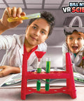 Children using Bill Nye VR Science Kit For Kids With Goggles, Immersive Virtual Reality Learning, Book Included, STEM experiments