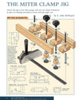 Jigs and Fixtures for the Table Saw and Router: 26 Innovative Designs to Maximize Your Tools, Speed Up Projects, and Level Up Your Woodworking Game for Pro Grade Results. Miter clamp jig exploded drawing