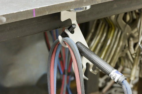 Heavy Duty Welding Torch Holder With Magnetic Base And Stainless Steel Construction for hands free stability on any steel surface