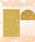 Amyhill glitter acrylic sheet, gold glitter finish, 6.3 x 11.4 in, 0.1 in thick for laser cutting