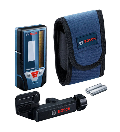 LR8 165 Ft Red And Green Beam Line Laser Receiver With Mounting Bracket 2 AA Batteries And Belt Pouch For Bosch GLL Series
