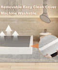 Heavy Duty Steel Box Spring For Queen Bed Base With Durable Cover And Quick No Sweat Setup Providing Rock Solid Mattress Support To Keep Your Bed Looking Sharp For Years with removable machine washable cover.