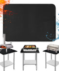 Heat Resistant Countertop And Grill Mats For Outdoor Grilling Up To 550 Degrees Fahrenheit Fireproof Table Protector 24 X 31 Inch 0.02 Inch Thick Mess Free Cleanup For Charcoal And Gas Grills Works With Blackstone And Ninja displayed with various grills.