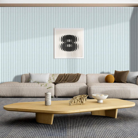 Premium Heavy Duty Soundproof Acoustic Panels 10 Pack White Top Tier Audio Blocking Wall Tiles in modern living room setting.