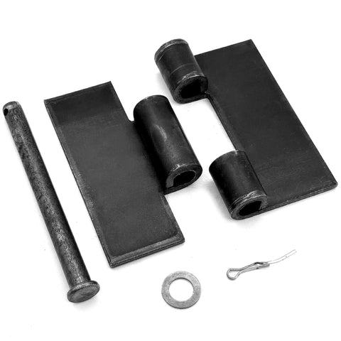 8 Pack Heavy Duty Gate Hinges Beefy Weld On Butterfly Hinges Solid Steel 5mm Thick For Gates And Doors Built To Handle Heavy Loads Long Lasting Outdoor Security Hardware, black steel weld-on hinges with pin and washer