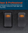 1 Slot Rocker Switch Panel Housing Kit with industry standard fit and heavy duty construction for a clean OEM look and mount.