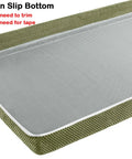 Custom Fit Fireplace Hearth Pad Big Time Ultra Snug Corduroy Baby Proof Buffer Bumper Non Slip with textured bottom