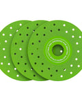 Ultra Thin 0.05 Inch Diamond Grinding Disc For Angle Grinder 4.5 Inch Double Sided Low Resistance Saw Blade shown in green