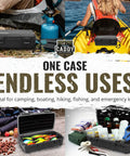 Rugged Waterproof Case With Airtight Gasket Seal And Foam Interior, Your Go To Heavy Duty Storage Box For Electronics And Valuables