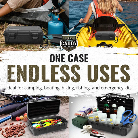 Rugged Waterproof Case With Airtight Gasket Seal And Foam Interior, Your Go To Heavy Duty Storage Box For Electronics And Valuables