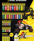 Daily Lubrication Sticker Set For Machinery And Equipment Maintenance, Heavy Duty 2x1 Inch Labels, Ultra Durable USA Made, Daily Reminders For Maintenance, Repair And Operations, Cut Friction And Wear, Keeps Your Gear Running Smoothly, 4 Labels