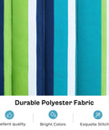 Close-up of durable polyester fabric used in Two Person Heavy Duty Hammock With Stand And Padded Cotton, Detachable Pillow, Strong Curved Bar