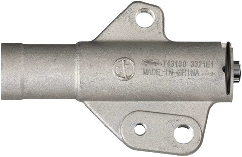 Top Notch T43130 Timing Belt Tensioner Built Tough For Smooth Highway Commutes And Zero Drama Engine Care OE Direct Fit Grey Assembly side view with markings.