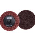 2 Inch Quick Change Surface Conditioning Discs Burgundy Medium Grit 25 Pack For Sanding Finishing Rust Removal On All Metals Open
