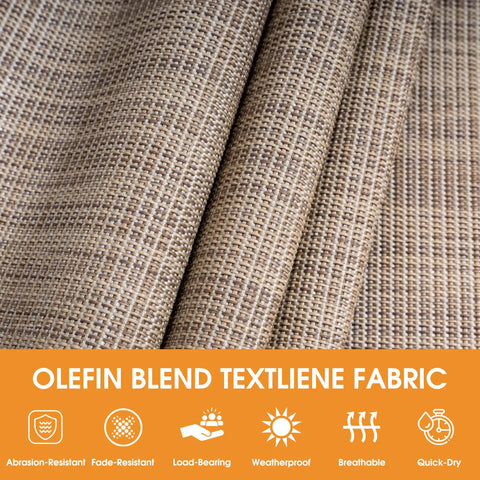 Close-up of Olefin blend fabric used in 11 Foot Double Outdoor Hammock With Quick Dry Olefin Fabric Spreader Bar and Side Pockets