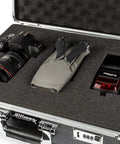 Medium Aluminum Hard Case With Pre Cut Foam For Easy Travel And Storage Of Drones And Gear For DJI Mavic Series Autel Evo Ryze Tello