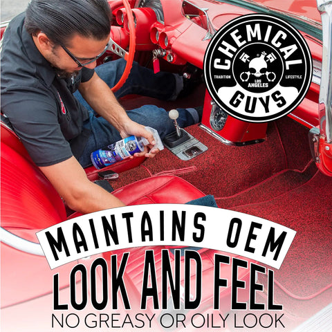 All In One Interior Cleaner And Protectant For Cars, 16 Oz Two Pack, Safe On Leather Vinyl Plastic Rubber And Glass, Delivers A Fresh Showroom Finish For Dash And Interior Surfaces used on red car interior