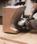 TurboPlane Carbide Woodworking Blade for angle grinders shaping wood for smooth finish