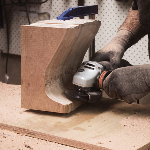TurboPlane Carbide Woodworking Blade for angle grinders shaping wood for smooth finish