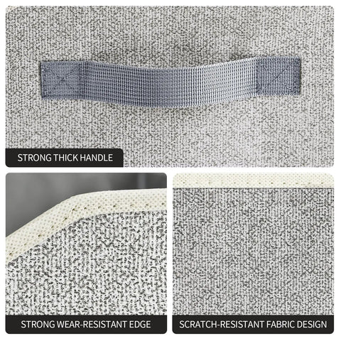 Heavy Duty Fabric Closet Organizers Six Pack With Reinforced Handles Trapezoid Design Collapsible Storage Bins Drop The Hassle And Keep Your Setup Lookin Sharp While Handling All The Daily Grind Effortlessly