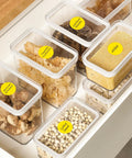 One Inch Yellow Color Code Dot Stickers For Office And Home Round Adhesive Inventory Dots Labels 1000 Per Dispenser Box Easy Peel Circle Stickers For Quick Organization And Tagging No Fuss on plastic containers