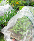 Ultra Fine Garden Netting 10 By 50 Feet For Raised Beds And All Veggies Mosquito And Pest Barrier Mesh over plants