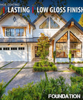 Score Top Shelf Protection With This Heavy Hitter Solvent Based Acrylic Concrete And Paver Sealer Nailing A Crisp Low Gloss Wet Look Shine On Outdoor Patios And Driveways Packaged In A Solid Five Gallon Jug on a modern home with a driveway.