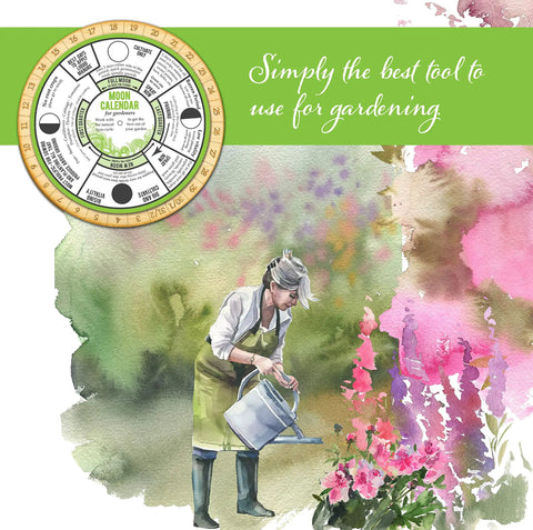 Moon Phase Garden Calendar For Planting Pruning And Sowing An Easy Dial Moon Planner For Gardeners Who Dig