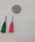 Silver Solder Paste With Flux One Quarter Ounce Syringe Lead Free Cadmium Free Made In USA next to coin and two syringe tips