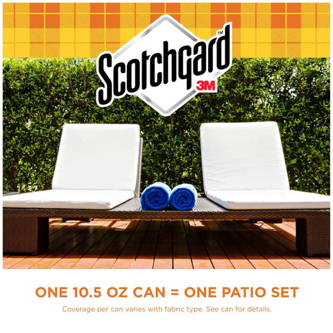 Outdoor Water Repellent Spray For Gear And Patio Furniture Sun Shield UV Protection Odorless Dries Clear 10.5 Oz with patio set