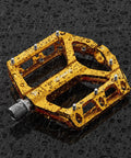 Grippy Non Slip Aluminum Flat Bike Pedals With Big Platform For Road Mountain BMX MTB 9 Sixteenth Inch Spindle Sealed Bearings