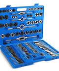 Beast 110 Piece Metric Tap And Die Set For Threading Bolts And Pipes With Taper And Plug Taps And Dies In A Full Range Of Metric Sizes