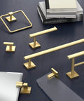 Elevate Your Bathroom With A Swivel Towel Ring Wall Mounted Hand Towel Holder For Vanity And Sink Area In Brushed Brass Slick Modern Minimalist Design With Easy Access And Durable Metal Construction.