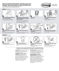 Step-by-step instructions for Under Sink Cabinet Caddy With No Tools Needed Holds Up To Seven And A Half Pounds Damage Free Hanging.
