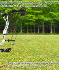 2 Pack Ground Bow Holder Set For Hunting Practice Ready To Go Ground Stake Bow Stand with bow in grassy field