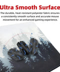 Forest Pattern Extended Gaming Mouse Pad Large Desk Mat Ultra Wide 31.5 X 11.8 Inches With Non Slip Neoprene Backing And Stitched Edges Premium Polyester Top Thin Low Profile Design featuring forest design and gaming mouse
