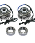 Front And Rear Wheel Bearings And Hubs Kit Timken For Ford Ranger Mazda B3000 4WD with OEM grade seals and connectors