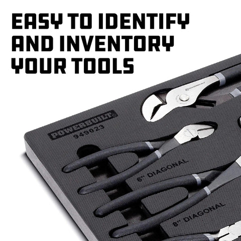Pro Grade 8 Piece Master Pliers Set With Long Reach Diagonal Slip Joint Adjustable Linesman Groove Joint End Nippers In Tray