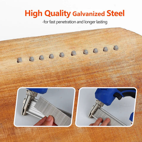 Solid Galvanized Brad Nails For Nail Guns Built Tough And Zero Jamming Risk Smooth Shooting Fasteners For Diy And Furniture Assembly Projects Assorted 18 Gauge Sizes In 3 4 1 1 4 And 2 Inches with galvanized steel in wood.