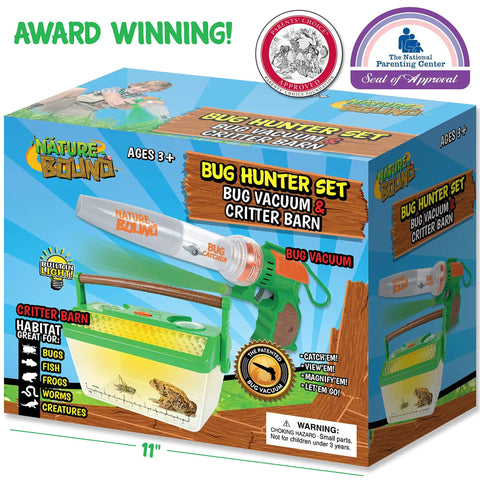 Bug Catcher Vacuum Kit With Light Up Habitat For Kids Kid Friendly Outdoor STEM Toy With Cage Eco Friendly Box Packaging