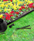 Durable Flexible Landscape Edging Border Kit For Garden Beds No Dig Lawn Edging with thickened top edge and stakes