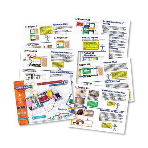 Hands-On Electronics Kit For Kids 8 Plus Build Over 130 Projects With More Than 30 Parts Full Color Project Manual image