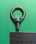 Set Of Four Beefy Marine Grade Stainless Steel Lifting Eye Bolts Five Sixteenth Inch UNC AISI 316 18 Pitch Heavy Duty Load