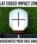 Devil Ball Face Angle Trainer For Putting With Instant Feedback To Improve Your Putter Face At Impact on green surface