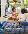 All Surface Pet Cleaner With Citrus For Sealed Floors And Area Rugs, Tackles Tough Messes And Odors Like A Boss, Lemon Eucalyptus Essential Oils, 80 Oz Bottle, Powerful Deep Cleaning For Pet Homes on bottle and floor-cleaning machine
