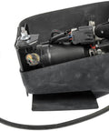 Upgraded Suspension Air Compressor With Thermal Defense And Moisture Guard For Cadillac Chevrolet Gmc Models, durable design with connectors and protective casing.